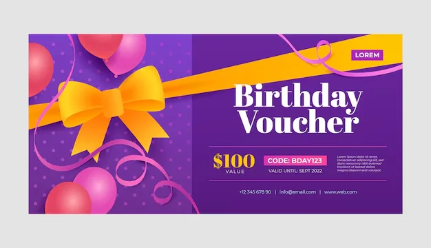 birthday voucher