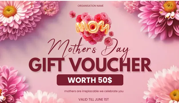 mother's day voucher